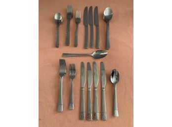 Two Incomplete Set Of Cambridge Stainless Flatware, 32 Pieces