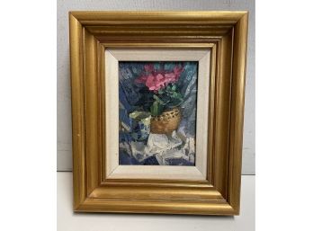 Impressionist Floral Still Life By  New  York Listed  Artist  Chris Magadini
