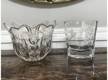 Two Beautiful Cut Crystal Bowls