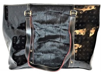 Arcadia Genuine Patent Leather Purse Made In Italy