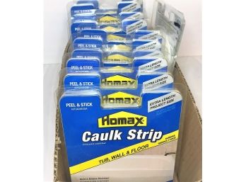 Box Of Homax Caulk Strip (New Old Stock)