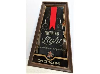 Michelob Light Bar Mirror