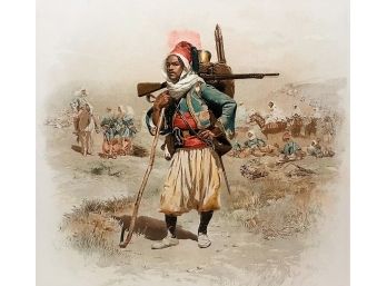 A Solider Of Algiers By Edouard Detaille In 1882 (Supplement To The Illustrated American)