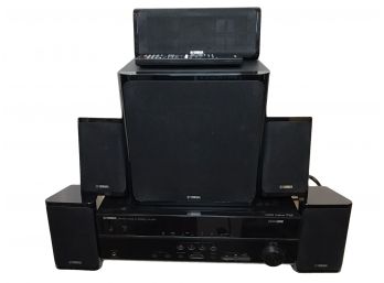 Yamaha Natural Sound AV Receiver RX-V373 With Yamaha NS-P40 Speaker Package