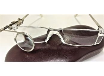 Magnifying Spectacles With Detachable Behr Loupe Model 55