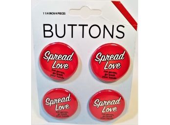 Spread Love Buttons By Kalan LP