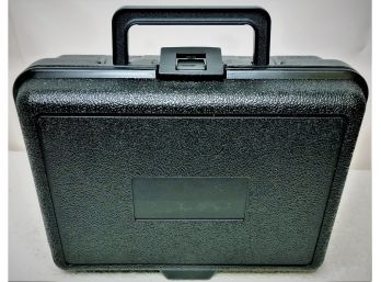 Small Black Plastic Carrying Case With Foam 10' X 4' X 7.5'