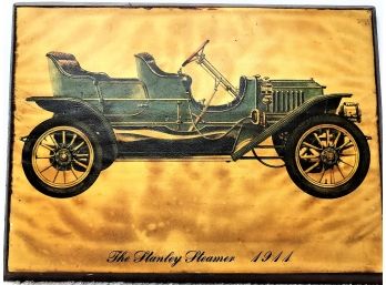 The Stanley Steamer On Wood