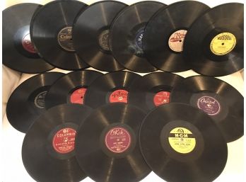 Medium Sized (10 Inch) Vinyl Records Without Sleeves