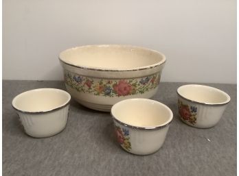 Htoven Arker The Oldest Pottery In America Cooking Ware Bowl Lot