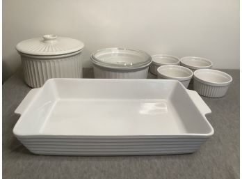 White Mixed Corning Ware Lot