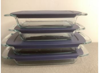 Pyrex Lidded Baking Pans