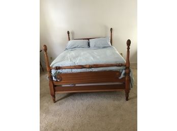 Beautiful Cherry Full Size Bed Frame (mattress And Box Spring Not Included)