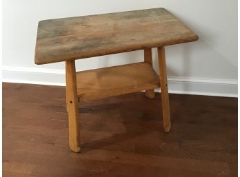 Solid Wood Bench With Bottom Shelf