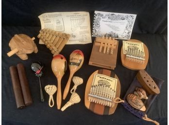 Mixed Wooden Instrument Lot