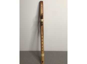 Wood Carved Flute