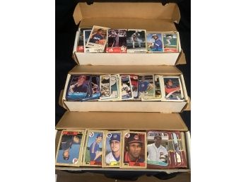 Baseball Collector Cards Lot (3 Boxes)