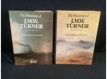 The Paintings Of J.M.W. Turner Book Lot Of 2 Text And Plates