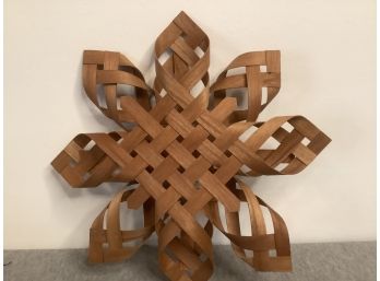 Wood Woven Star Decor