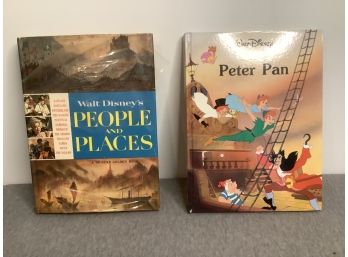 Walt Disneys People And Places/ Peter Pan Book Lot