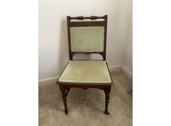 Velvet Cushioned Side Chair