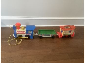 Fisher Price Express 1986 Pull Toy Train