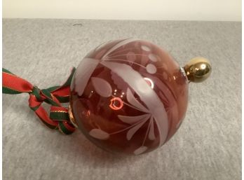 Blown Glass Ornament #3