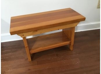 Solid Wood Bench