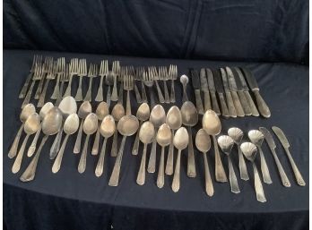 Silver Plate Flatware Lot