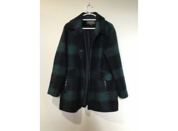 Pendleton Woolen Mills Plaid Coat Size Large