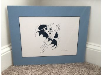 Pencil Signed Art Of Batman