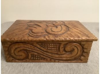 Wood Carved Box