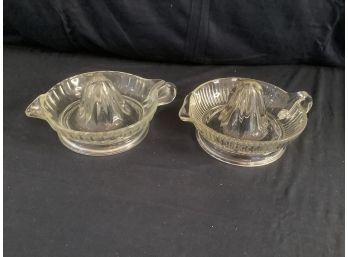 Vintage Juicer Dish Lot Of 2