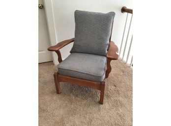 Custom Upholstered Solid Wood Vintage Chair