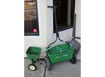 Two Push Weed Feed Seed Spreaders
