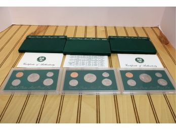 United States Mint Proof Sets 1995, 1996 , 1997