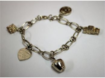 Tiffany & Co. Sterling Silver 925 7' Charm Bracelet