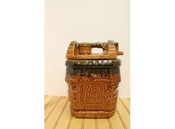 Vintage McCoy USA Pottery 'Wish I Had A Cookie' Ceramic Cookie Jar