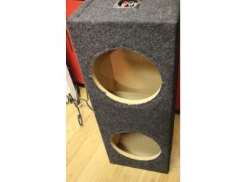 Speaker Box For CarTruck Audio Fits Two 10' Speakers