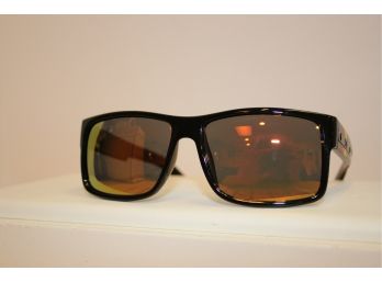 New ONE By Optic Nerve Festivus 16184 Unisex Black Polarized Sunglasses