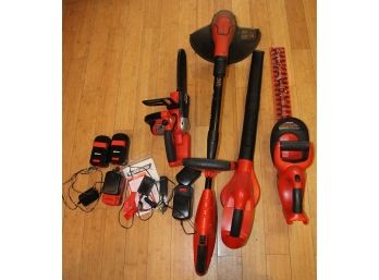 4 Piece BLACK & DECKER Battery Operated Tool Lot
