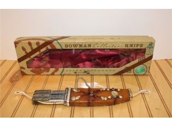 Bowman Collector's Knife Arrow Blade & Quiver Collectible Decorative Knife