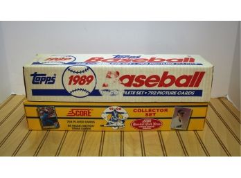 1989 TOPPS & 1990 SCORE Baseball Cards