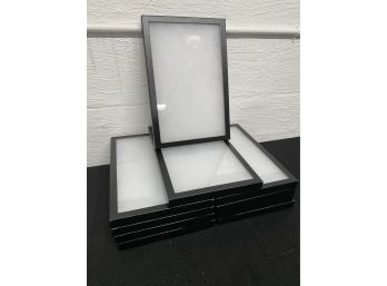 Group Of (10) Glass Front Display Cases