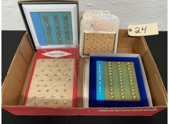 Tray Of New Old Stock Children's Fashion & Birthstone Rings