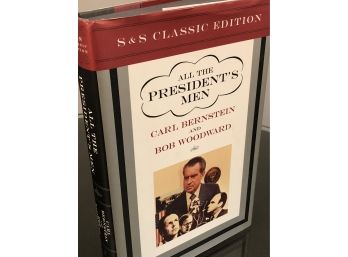 All The Presidents Men Signed By Bob Woodward
