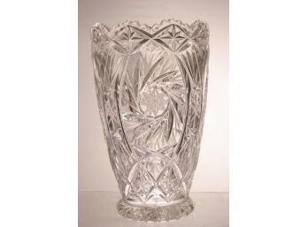 American Cut Glass Vase - Libbey?