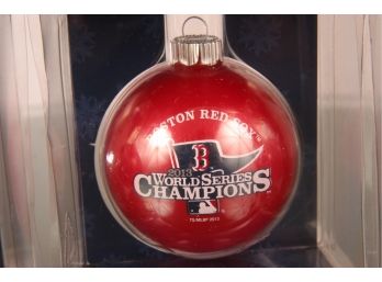 LOT Of (9) BOSTON RED SOX 2013 WORLD SERIES CHAMPIONS COLLECTOR SERIES CHRISTMAS ORNAMENTS