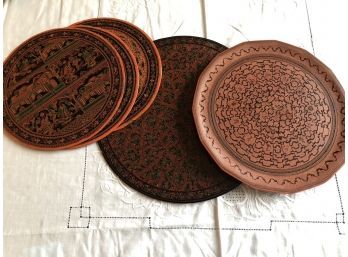 Asian Lacquerware Chargers