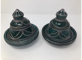 Vintage Ceramic Cloche Dishes
